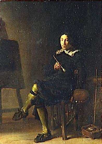 Cornelis Saftleven Self portrait oil painting image